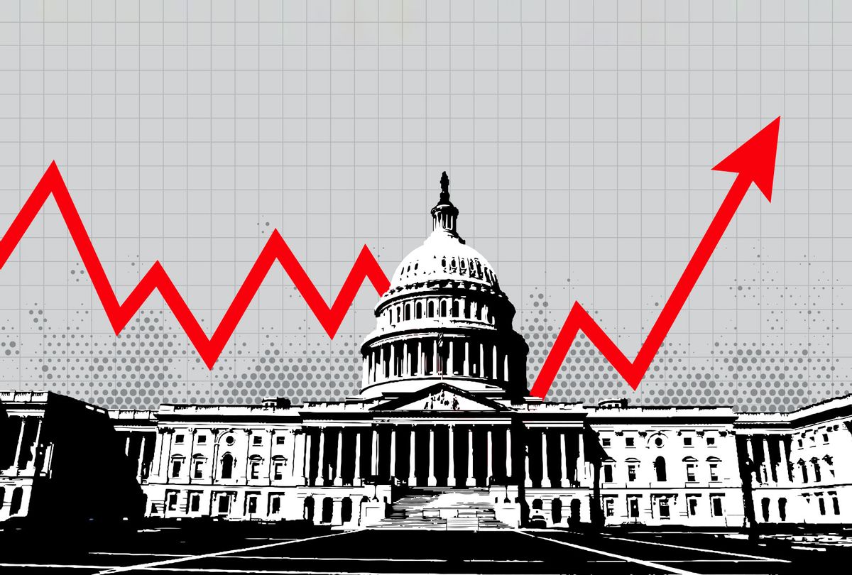 Washington DC Capitol Line Graph (Getty Images/traffic_analyzer)