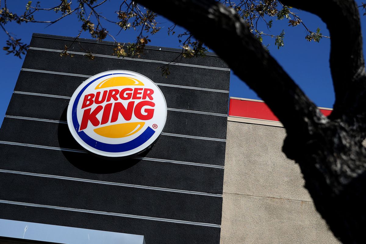 The Burger King logo is displayed on the exterior of a Burger King restaurant (Justin Sullivan/Getty Images)