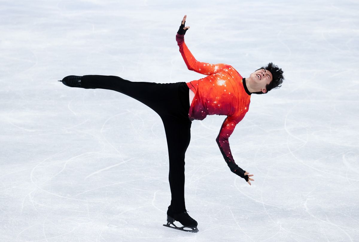 Nathan Chen of Team United States competes during the Men Single Skating Free Skating on Day 6 of the Beijing 2022 Winter Olympic Games on February 10, 2022 in Beijing, China (VCG/VCG via Getty Images)