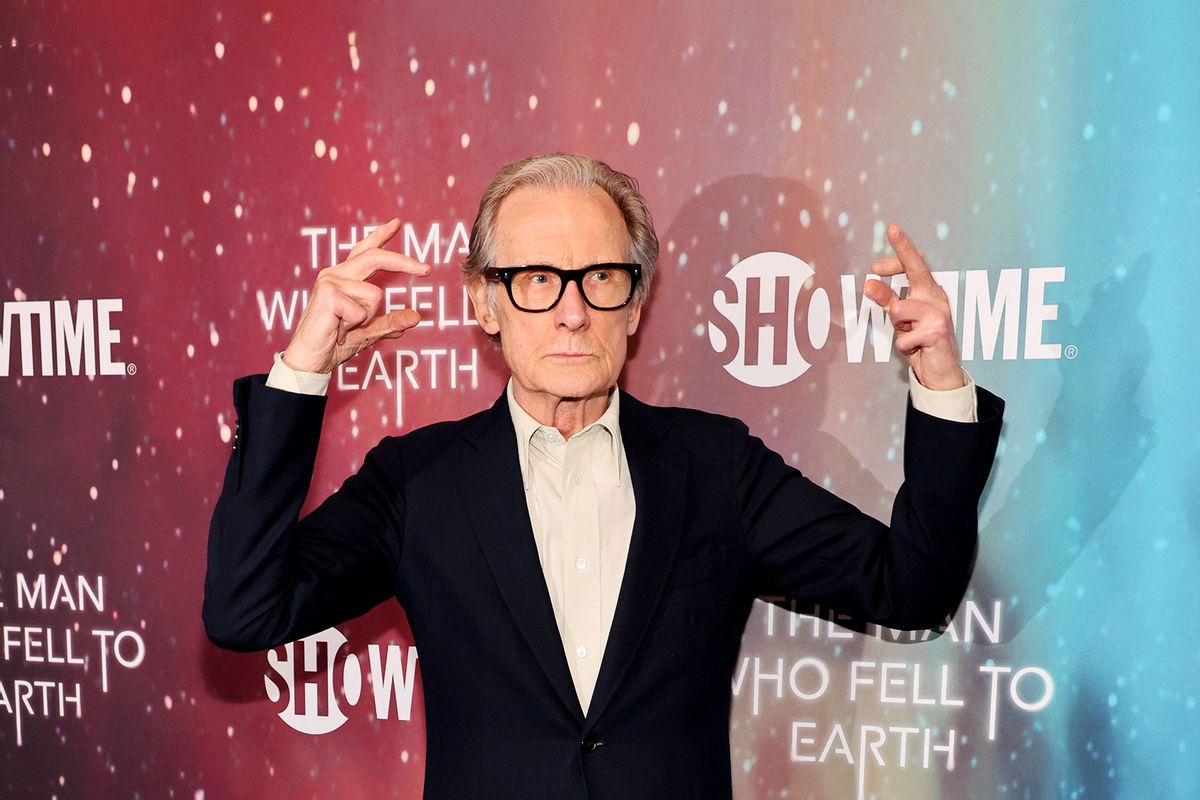 Bill Nighy attends the premiere of Showtime's "The Man Who Fell To Earth" at Museum of Modern Art on April 19, 2022 in New York City. (Dia Dipasupil/Getty Images)