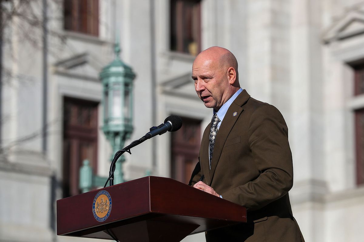Pennsylvania State Senator Doug Mastriano (Paul Weaver/SOPA Images/LightRocket via Getty Images)