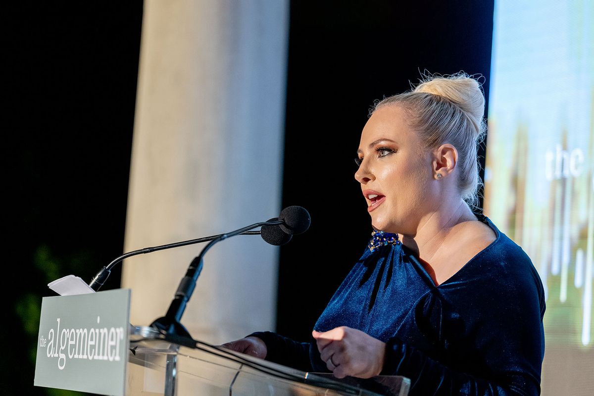 Meghan McCain receives The Algemeiner's Warrior of Truth Award during The Algemeiner's 8th annual J100 Gala on October 12, 2021 in Rockleigh, New Jersey. (Roy Rochlin/Getty Images)