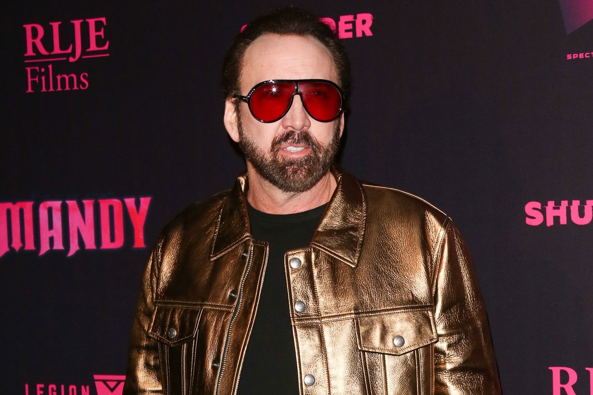 Actor Nicolas Cage attends the special screening and Q&A of "Mandy" At Beyond Fest at the Egyptian Theatre on September 11, 2018 in Hollywood, California. (Paul Archuleta/FilmMagic/Getty Images)