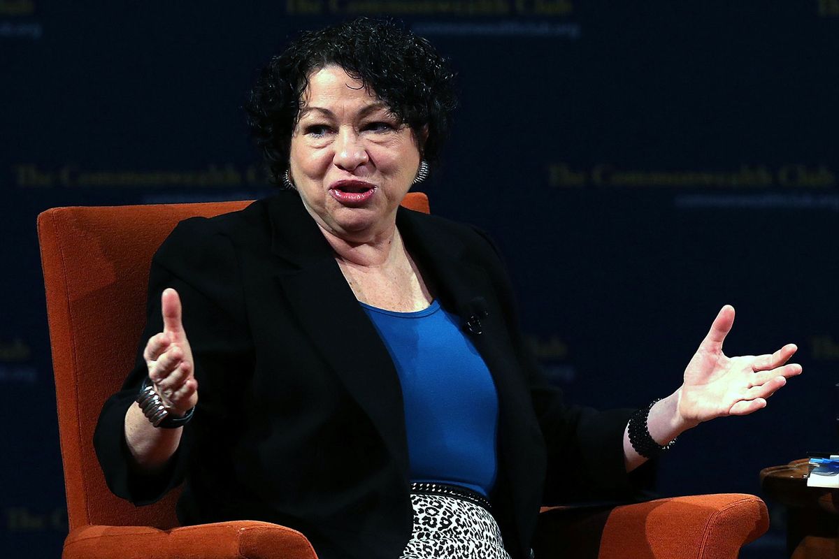 US Supreme Court Associate Justice Sonia Sotomayor (Justin Sullivan/Getty Images)