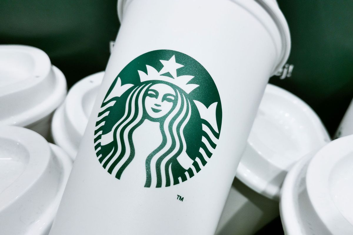 Reusable Starbucks cups (Beata Zawrzel/NurPhoto via Getty Images)
