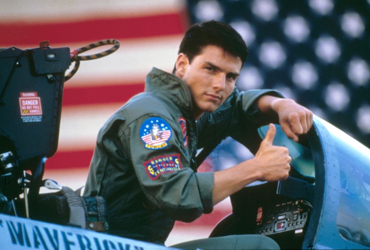 Tom Cruise on the set of "Top Gun," directed by Tony Scott (Paramount Pictures/Sunset Boulevard/Corbis via Getty Images)