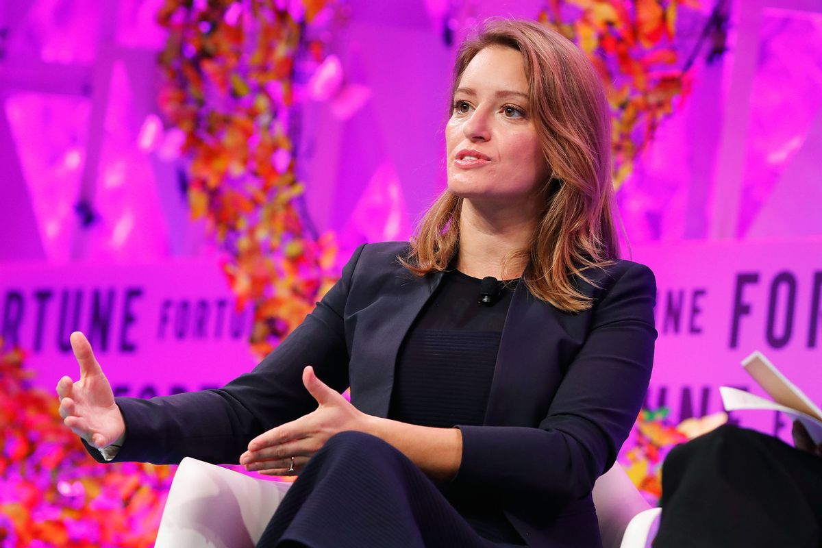 MSNBC Anchor and NBC News Correspondent Katy Tur speaks onstage at the Fortune Most Powerful Women Summit - Day 3 on October 11, 2017 in Washington, DC. (Paul Morigi/Getty Images for Fortune)
