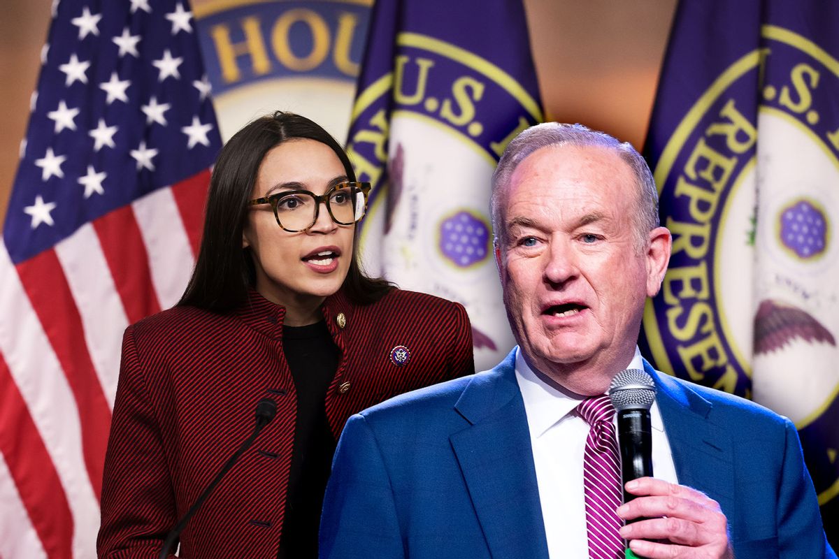 Alexandria Ocasio-Cortez and Bill O'Reilly (Photo illustration by Salon/Getty Images)