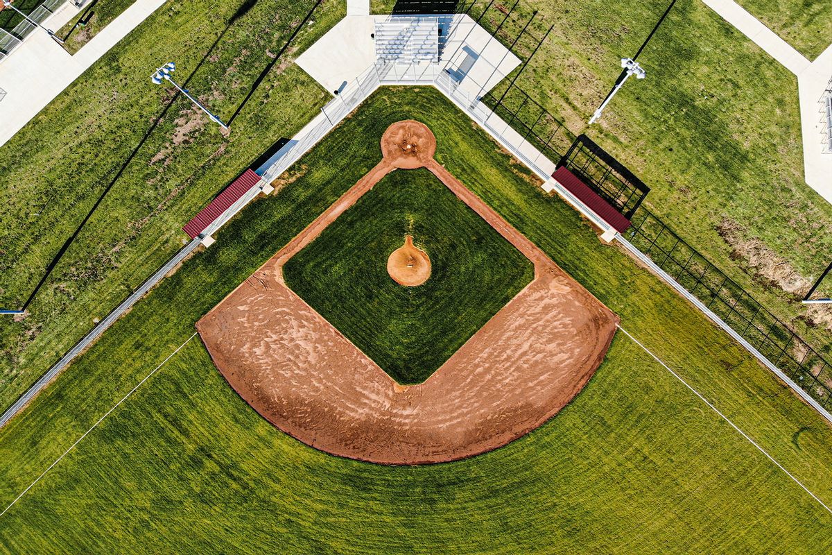 High Angle View Of Baseball Field (Getty Images / Tim Kuret / EyeEm)