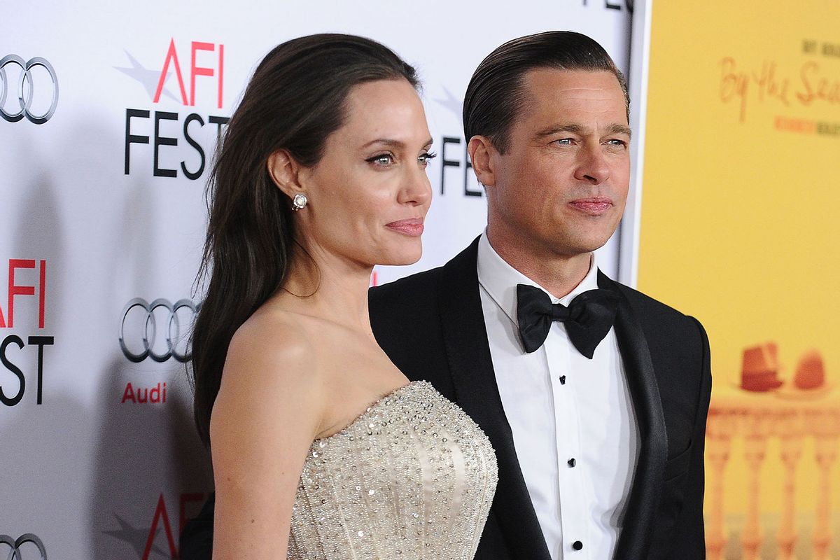 Angelina Jolie and Brad Pitt at the premiere of "By the Sea" at the 2015 AFI Fest at TCL Chinese 6 Theatres on November 5, 2015 in Hollywood, California. (Jason LaVeris/FilmMagic/Getty Images)
