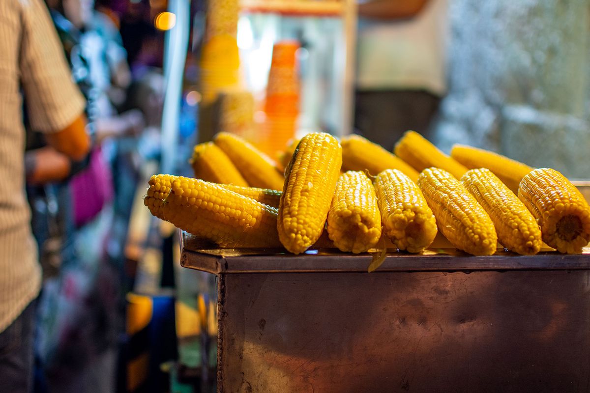 Yellow Corn For Sale At Market Stall (Getty Images/Noam Cohen/EyeEm)