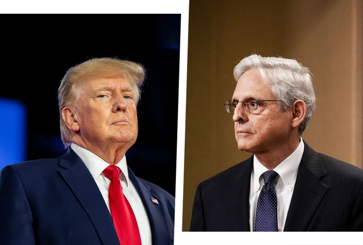 Donald Trump and Merrick Garland (Photo illustration by Salon/Getty Images)