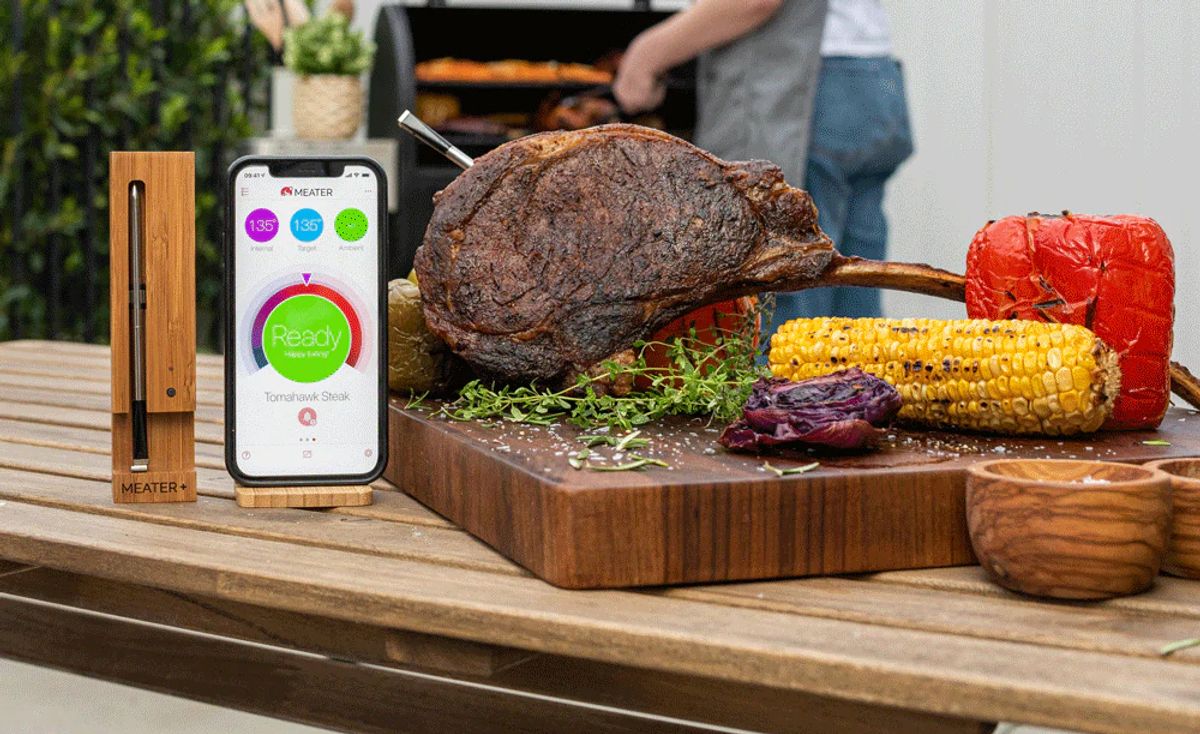 The Best Leave-In Smart Meat Thermometer
 (courtesy of Meater)