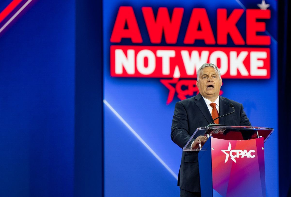 Hungarian Prime Minister Viktor Orbán speaks at the Conservative Political Action Conference CPAC held at the Hilton Anatole on August 04, 2022 in Dallas, Texas. (Brandon Bell/Getty Images)