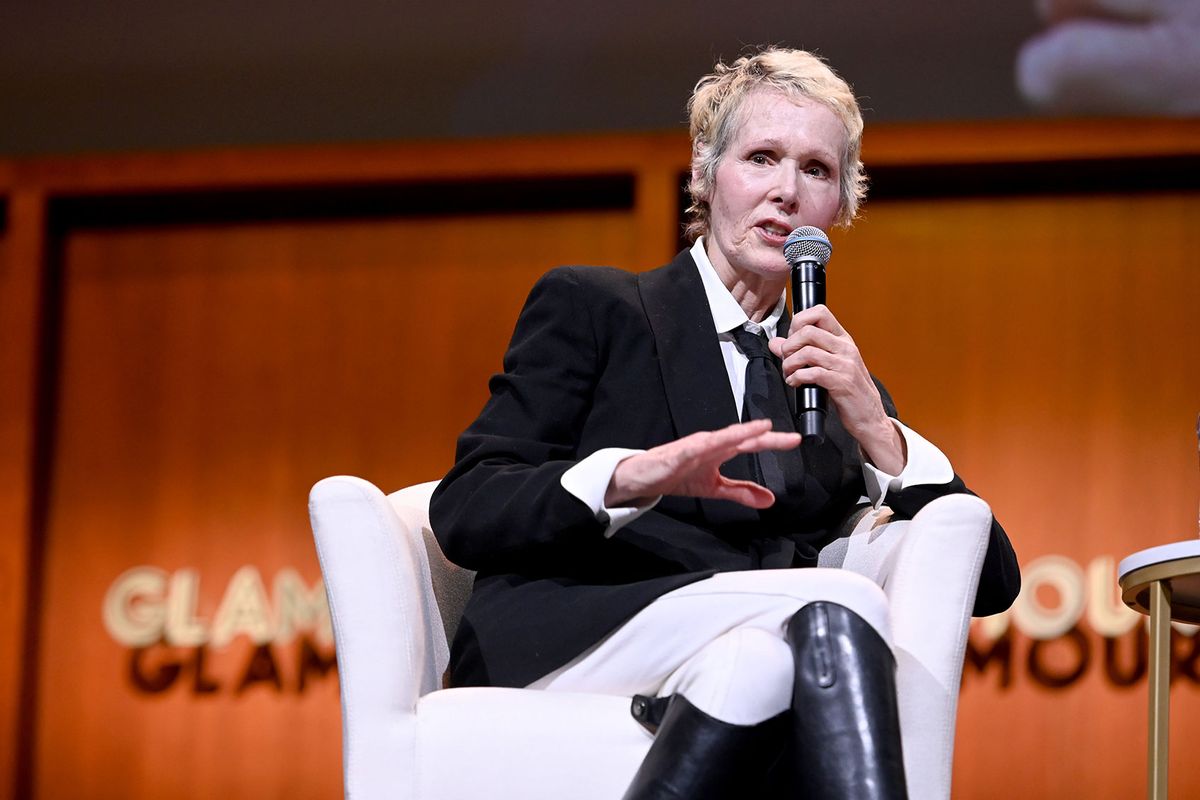 E. Jean Carroll speaks onstage during the How to Write Your Own Life panel at the 2019 Glamour Women Of The Year Summit at Alice Tully Hall on November 10, 2019 in New York City. (Ilya S. Savenok/Getty Images for Glamour)