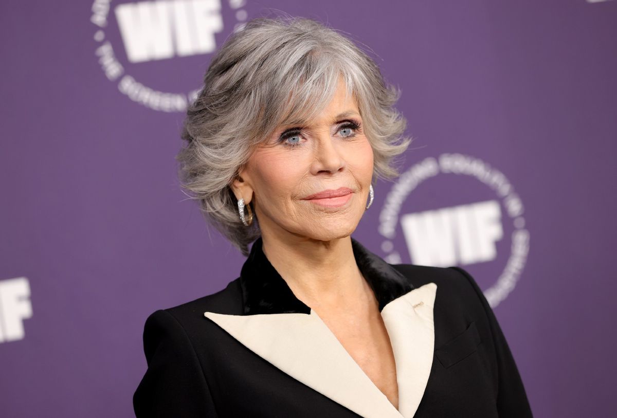 Jane Fonda attends Women in Film's Annual Award Ceremony at The Academy Museum of Motion Pictures on October 06, 2021 in Los Angeles, California. (Emma McIntyre/Getty Images)