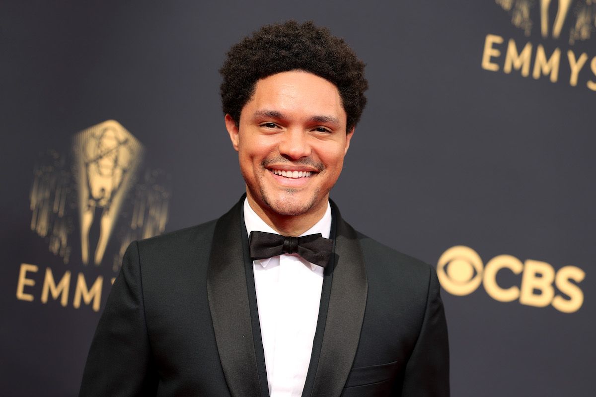 Trevor Noah attends the 73rd Primetime Emmy Awards at L.A. LIVE in 2021. (Rich Fury/Getty Images)
