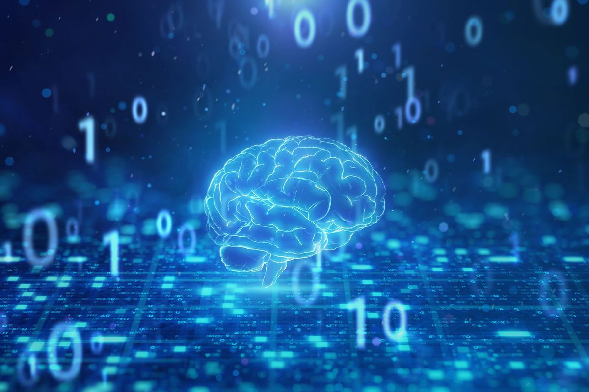 Programming code and AI brain (Getty Images/Yuichiro Chino)