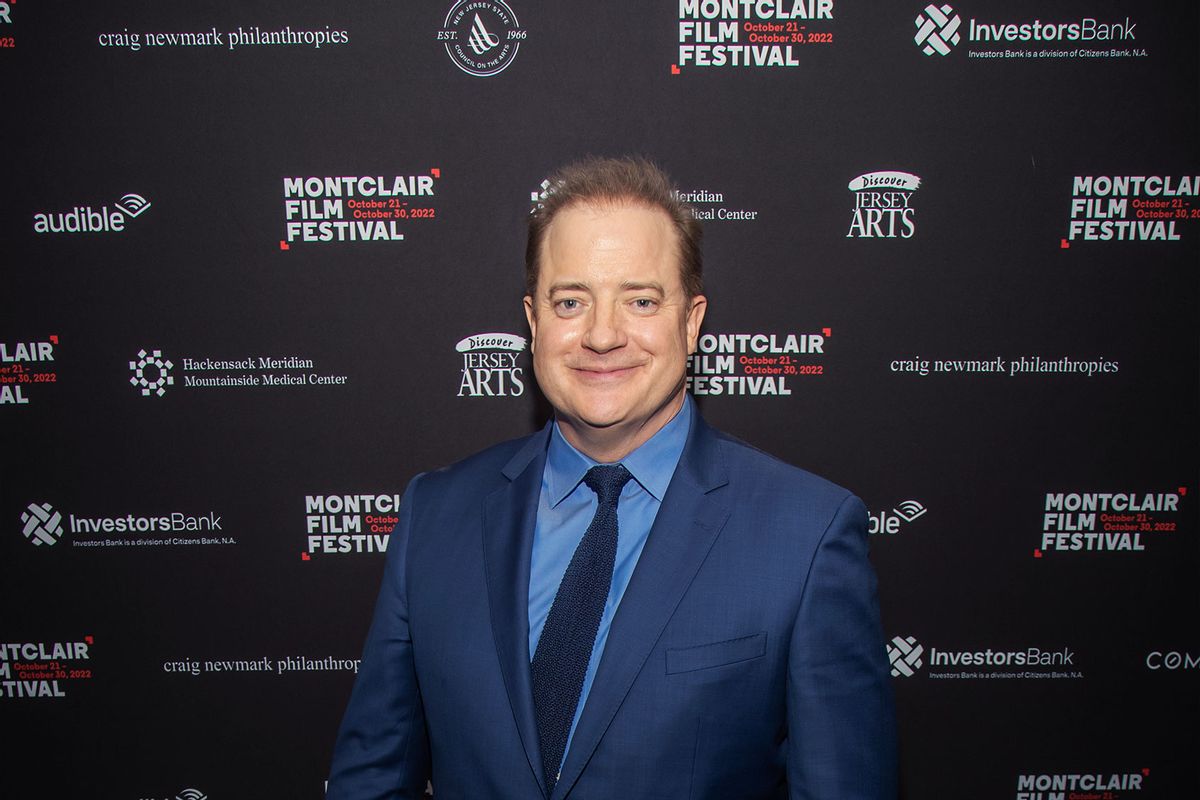 Brendan Fraser attends a screening of "The Whale" during the 2022 Montclair Film Festival at The Wellmont Theatre on October 23, 2022 in Montclair, New Jersey. (Manny Carabel/Getty Images)