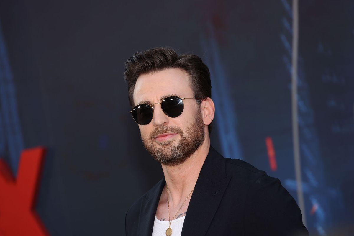 Chris Evans attends the world premiere of Netflix's "The Gray Man" at TCL Chinese Theatre on July 13, 2022 in Hollywood, California. (David Livingston/WireImage/Getty Images)
