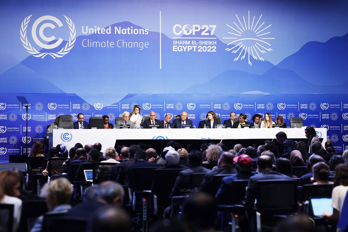The UNFCCC COP27 climate conference on November 06, 2022, in Sharm El Sheikh, Egypt. (Sean Gallup/Getty Images)