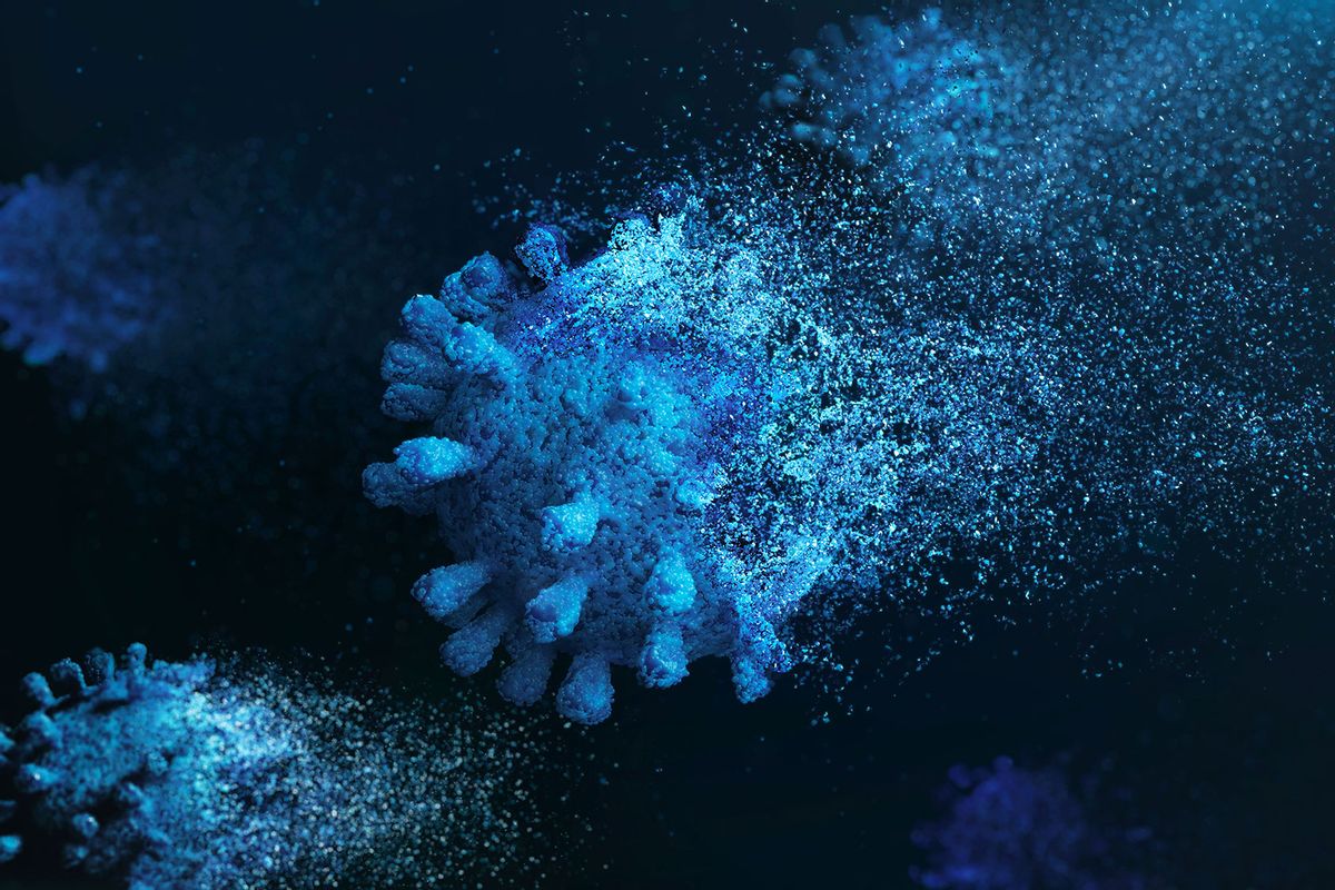 COVID-19 virus destruction (Getty Images/Yuichiro Chino)