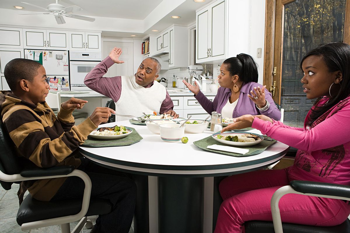Family argument at the dinner table (Getty Images/Image Source)