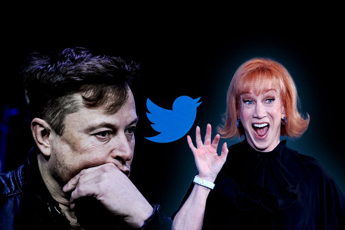 Elon Musk and Kathy Griffin (Photo illustration by Salon/Getty Images)