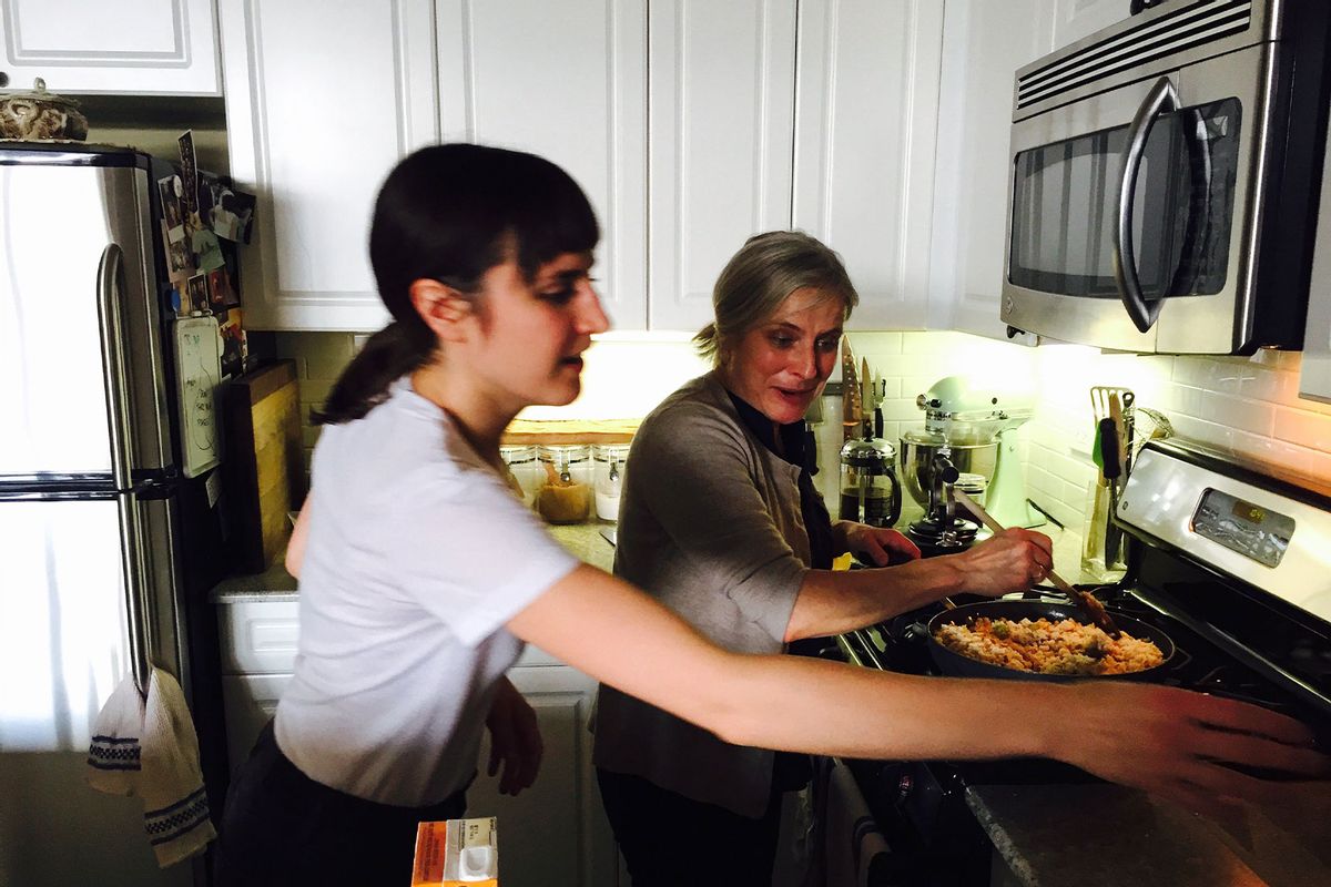 Chef Maggie Hennessy and her mother cooking (Photo courtesy of Maggie Hennessy)