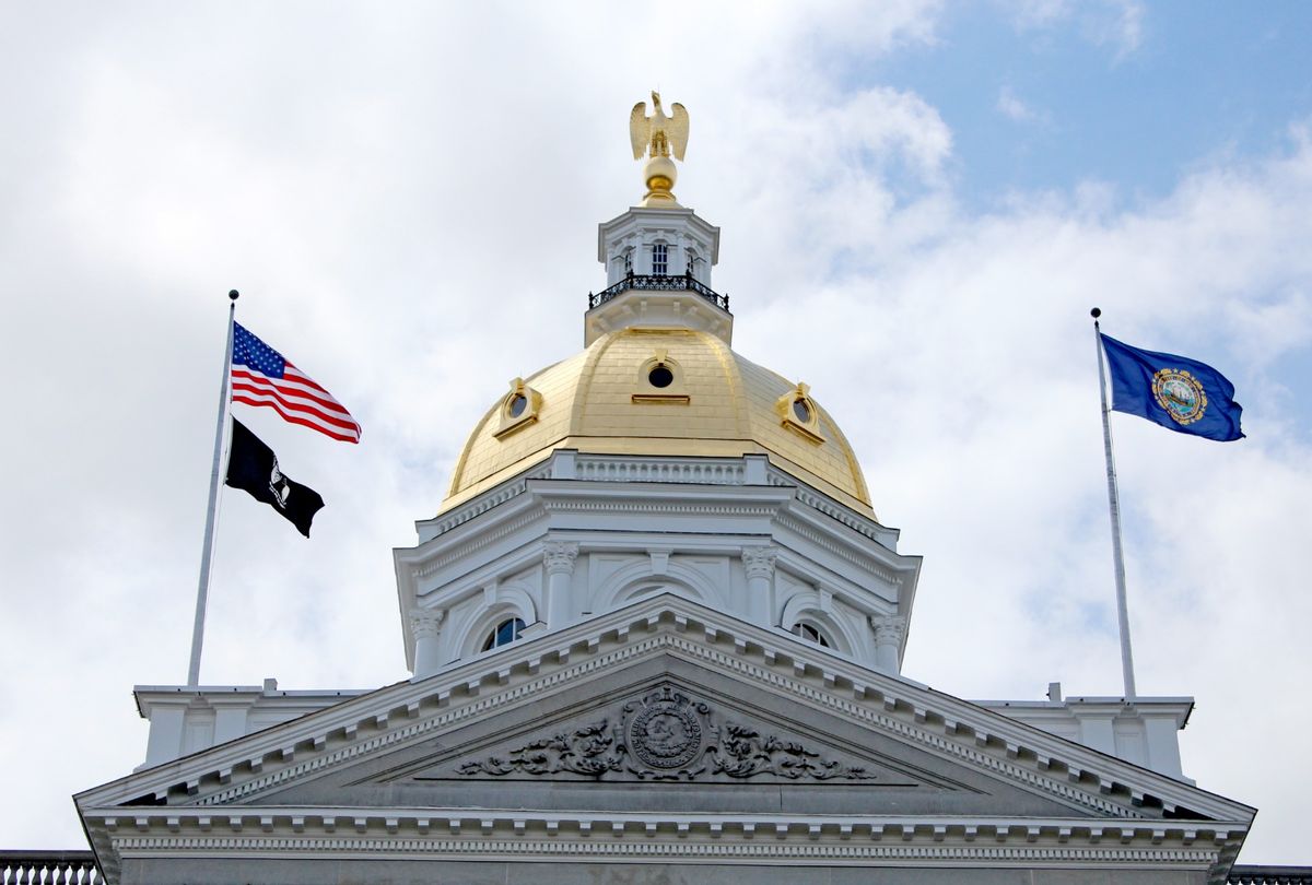 The gold dome of the New Hampshire State Capitol building in Concord, NH. (Nikki O'Keefe Images/Getty Images)