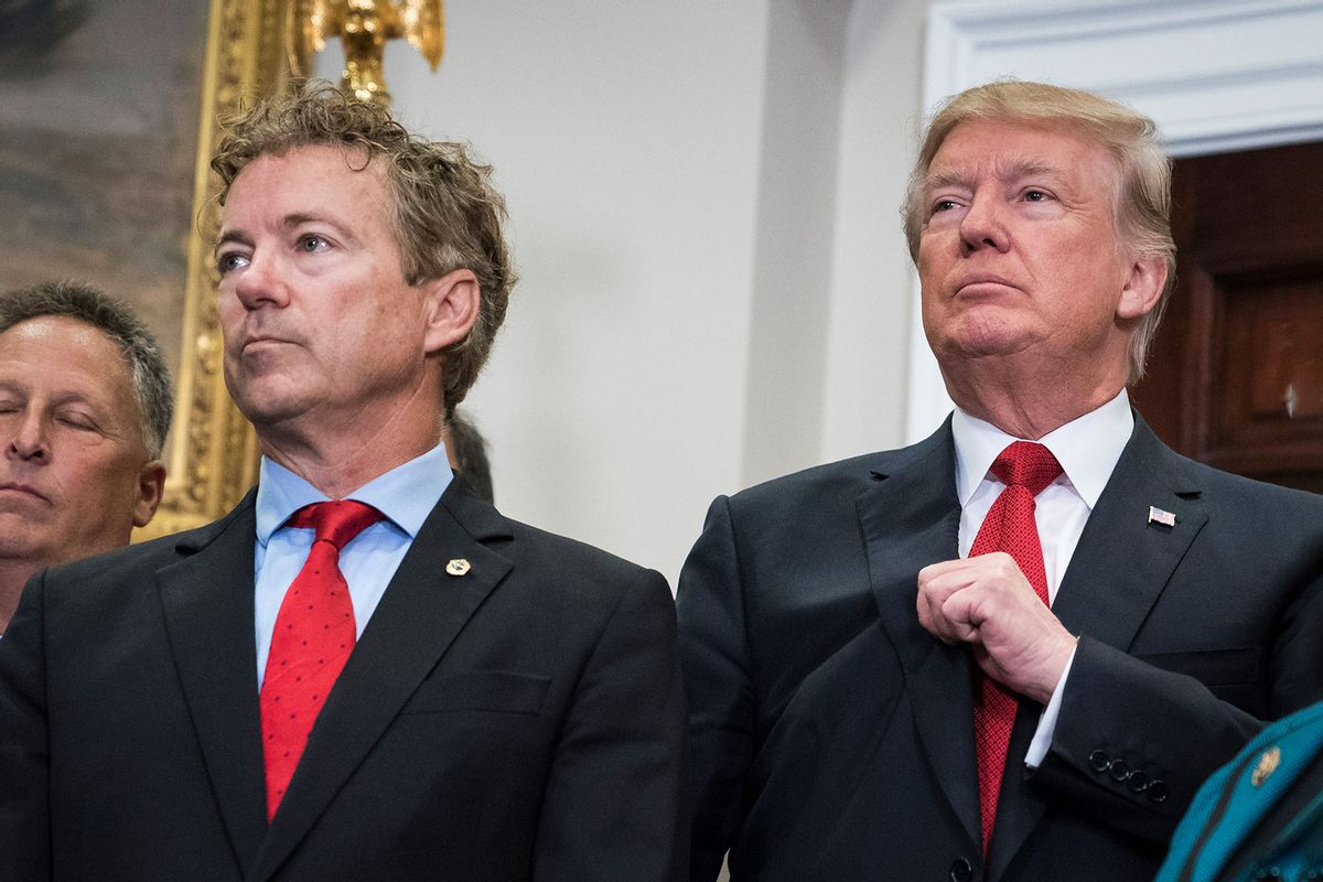 Sen. Rand Paul, R-Ky. and Donald Trump (Jabin Botsford/The Washington Post via Getty Images)