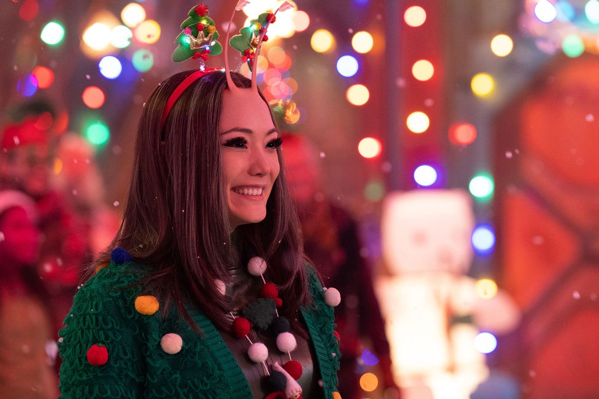 Pom Klementieff as Mantis in "The Guardians of the Galaxy: Holiday Special" (Marvel Studios/Jessica Miglio)