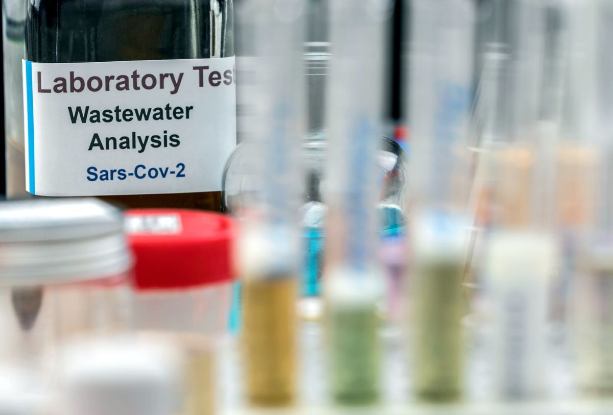 Wastewater samples for covid-19 analysis. (	DIGICOMPHOTO/SCIENCE PHOTO LIBRARY/Getty)