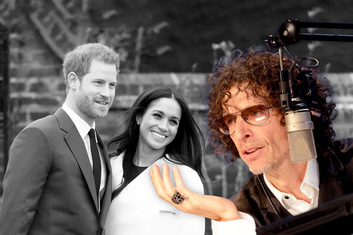  Prince Harry, Meghan Markle and Howard Stern (Photo illustration by Salon/Getty Images)