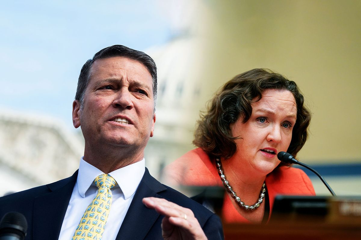 Rep. Ronny Jackson (R-TX) and Rep. Katie Porter (D-CA) (Photo illustration by Salon/Getty Images)