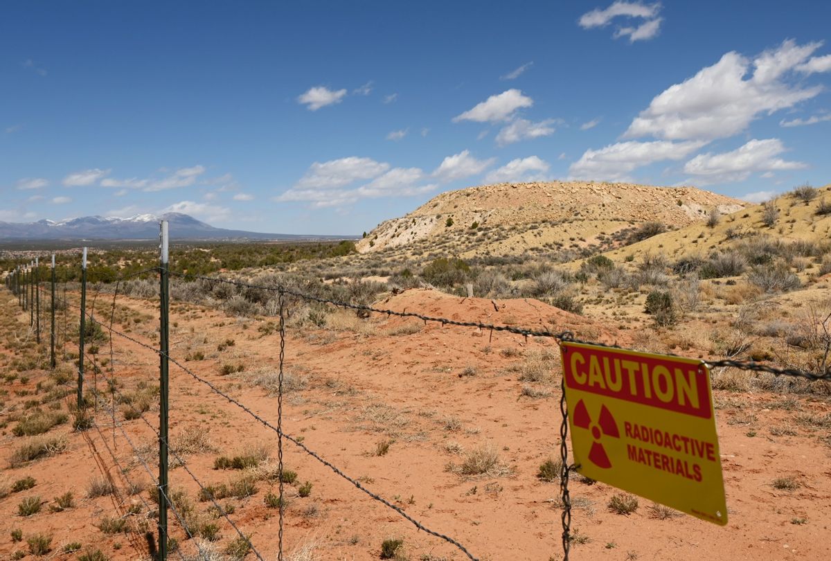 The White Mesa Mill opened in the 1970s to process uranium ore, and recently the mill has become an area to bring low level radioactive waste on April 4, 2022 in White Mesa, Utah.  (RJ Sangosti/MediaNews Group/The Denver Post via Getty Images)