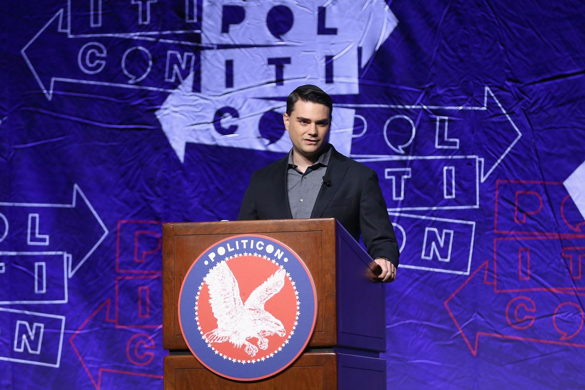 Ben Shapiro speaks onstage during Politicon 2018 at Los Angeles Convention Center on October 21, 2018 in Los Angeles, California. (Rich Polk/Getty Images for Politicon)