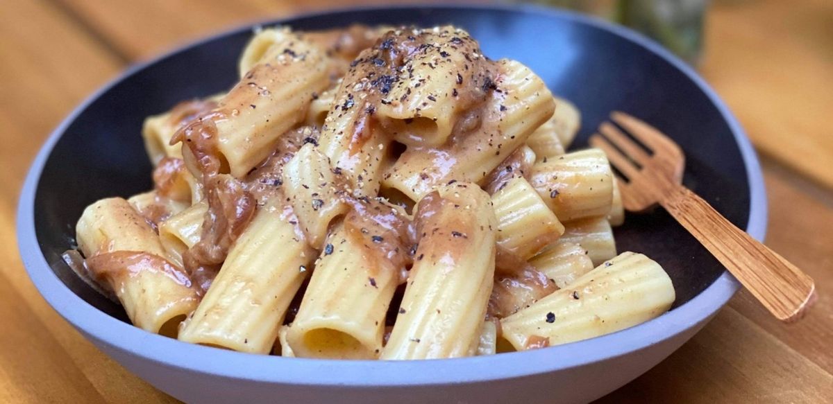 If you’re craving warmth and comfort, this umami-rich pasta is bound to satisfy