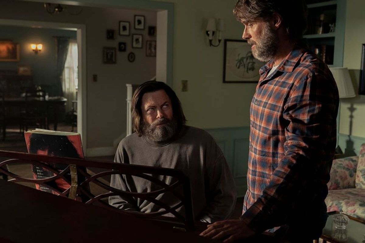Nick Offerman and Murray Bartlett in "The Last of Us" (Liane Hentscher/HBO)