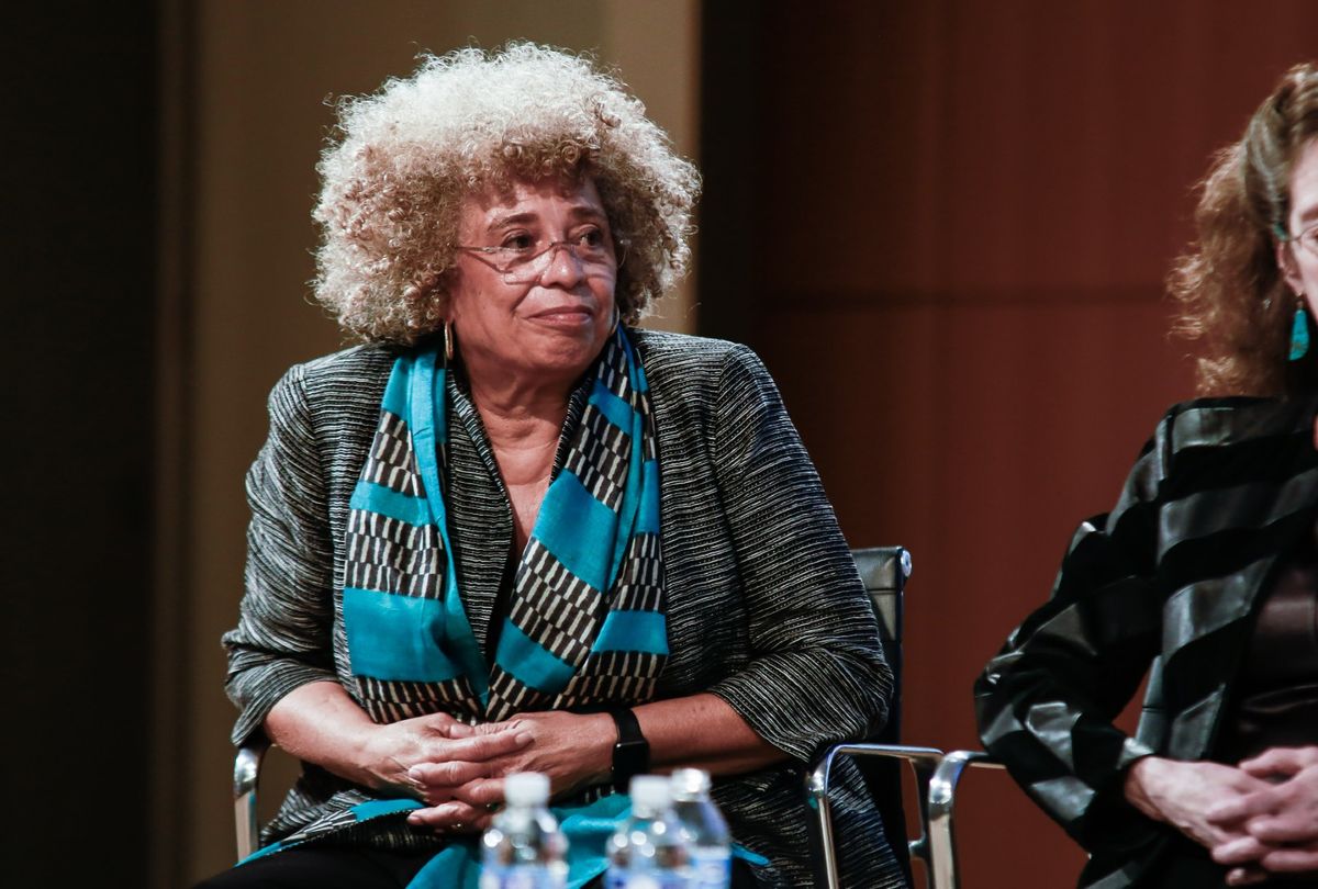 Angela Davis attends the Groundswell at 20, with Angela Davis at CUNY Graduate Center on April 6, 2017 in New York City. (Gonzalo Marroquin/Patrick McMullan via Getty Images)