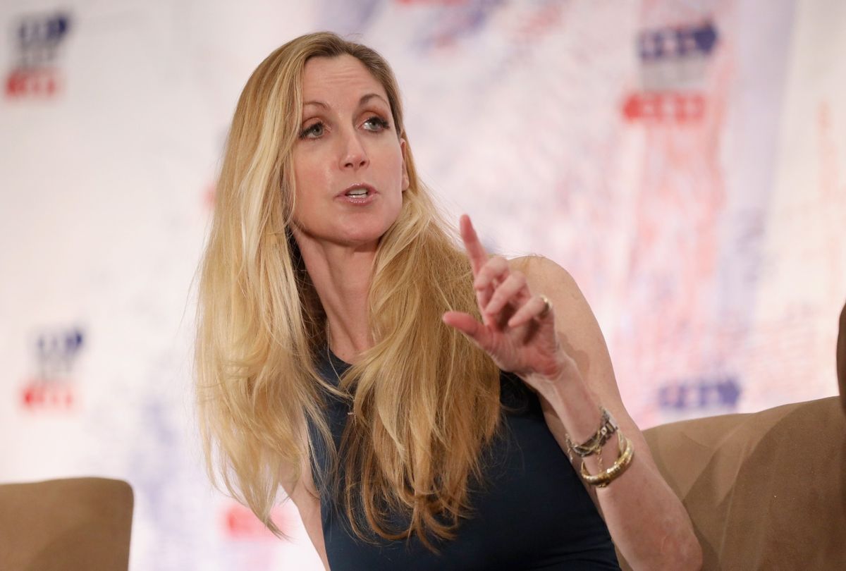 Ann Coulter speaks onstage during Politicon. (Rich Polk/Getty Images for Politicon)