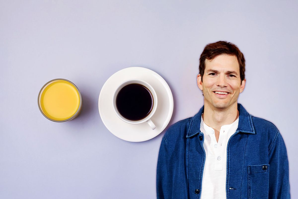 Ashton Kutcher, Orange Juice and Coffee (Photo illustration by Salon/Getty Images)