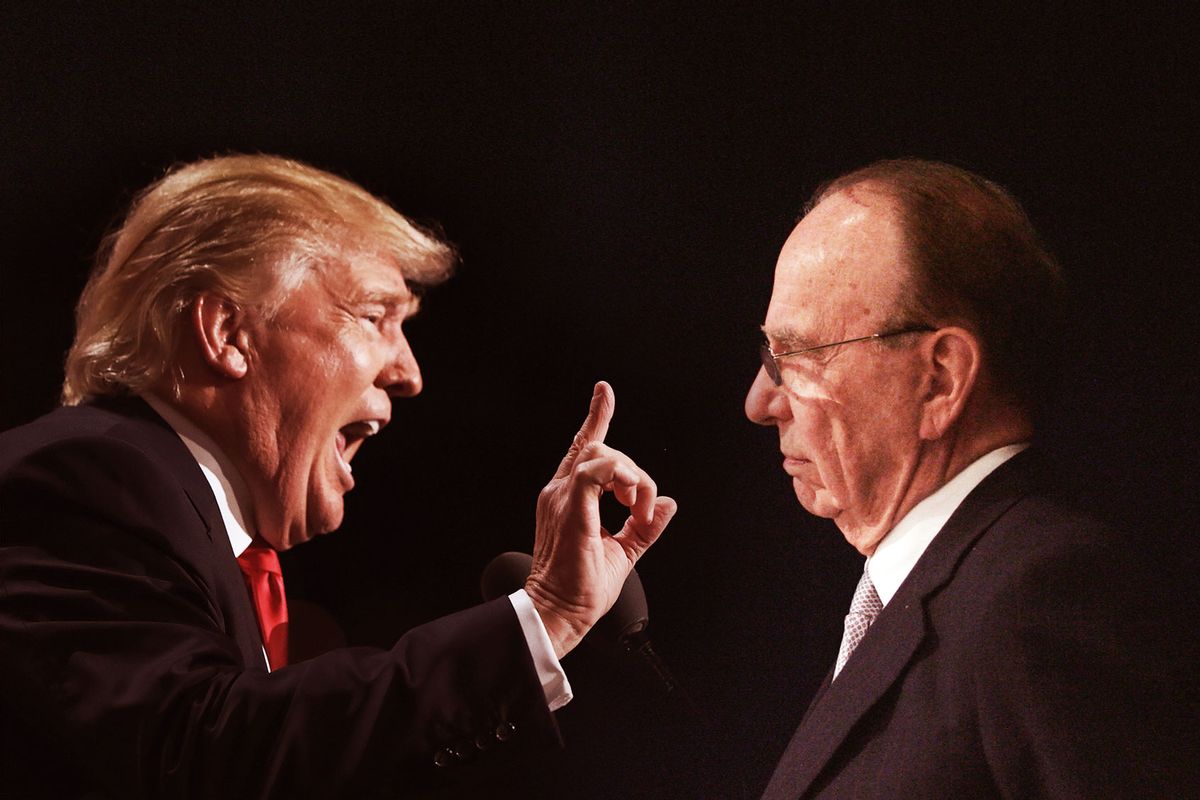 Donald Trump and Rupert Murdoch (Photo illustration by Salon/Getty Images)