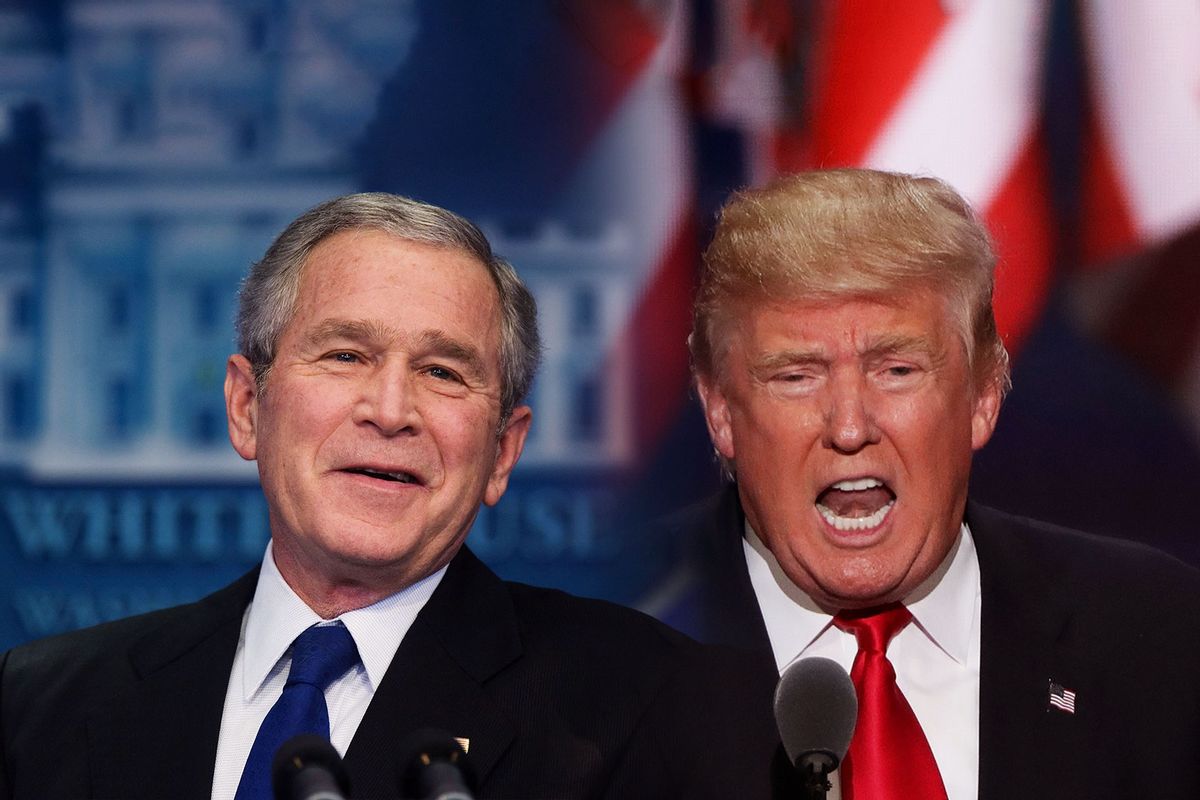 George W. Bush and Donald Trump (Photo illustration by Salon/Getty Images)