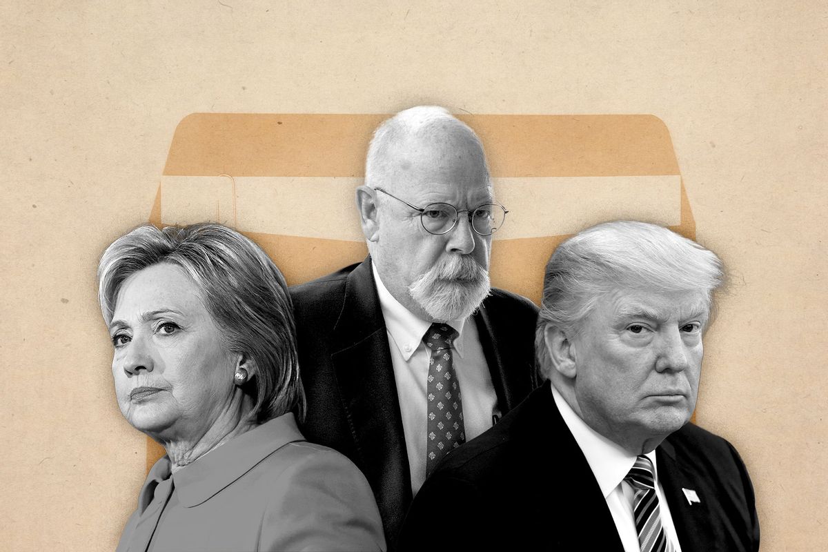 John Durham, Hillary Clinton and Donald Trump (Photo illustration by Salon/Getty Images)