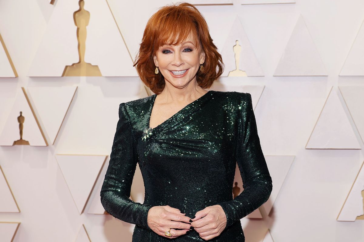 Reba McEntire attends the 94th Annual Academy Awards at Hollywood and Highland on March 27, 2022 in Hollywood, California. (Mike Coppola/Getty Images)