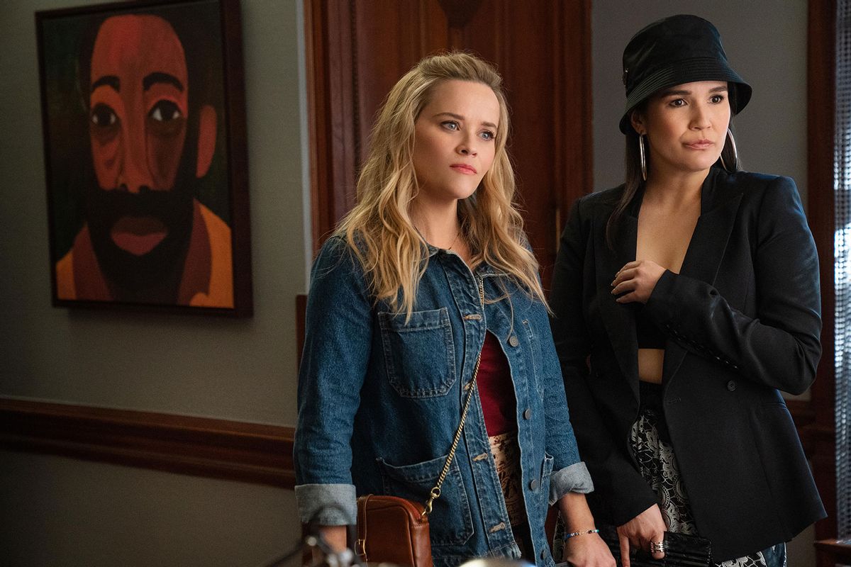 Reese Witherspoon as Debbie Dunn and Zoe Chao as Minka in "Your Place or Mine" (Erin Simkin / Netflix)