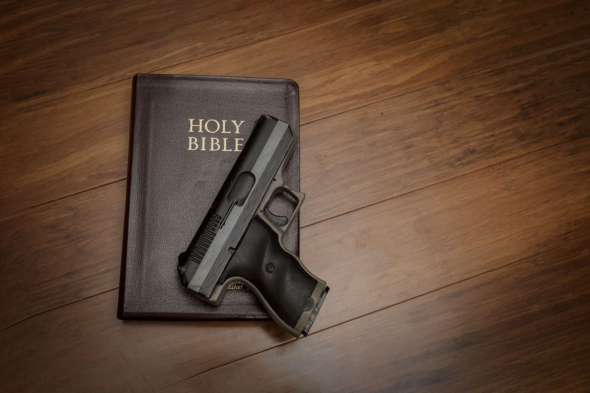A pistol and bible (Getty Images/heller181)