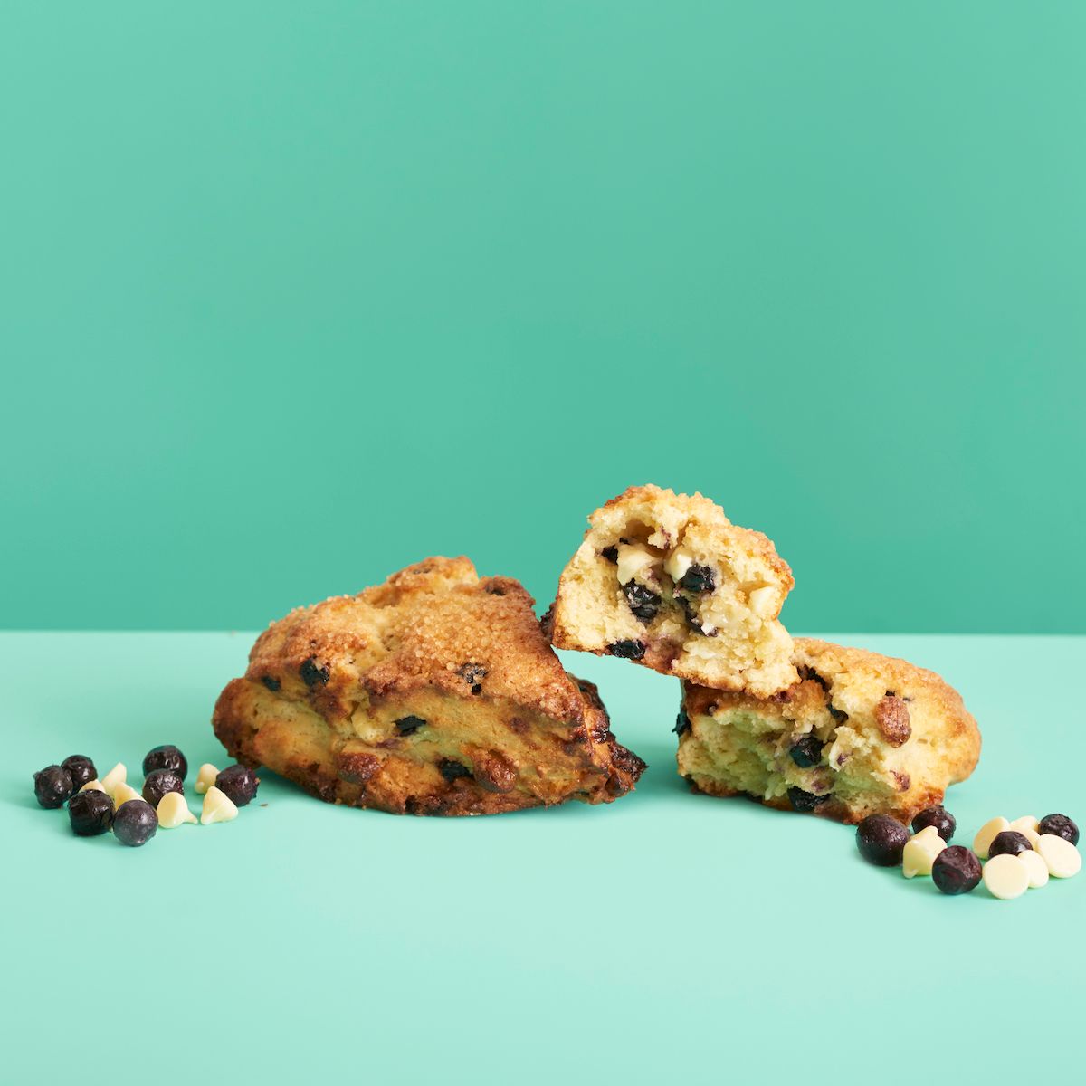 Blueberry white chocolate scone
 (The Hungry Gnome )