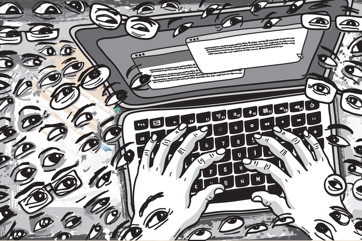 Watching what is being typed on a keyboard (Getty Images/Jayesh)